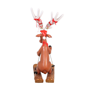 Holiday deer SKIING