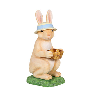 EASTER BUNNY HOLDING EASTER BASKET